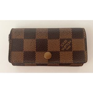 💯Authentic Louis Vuitton Damier Key Holder Case